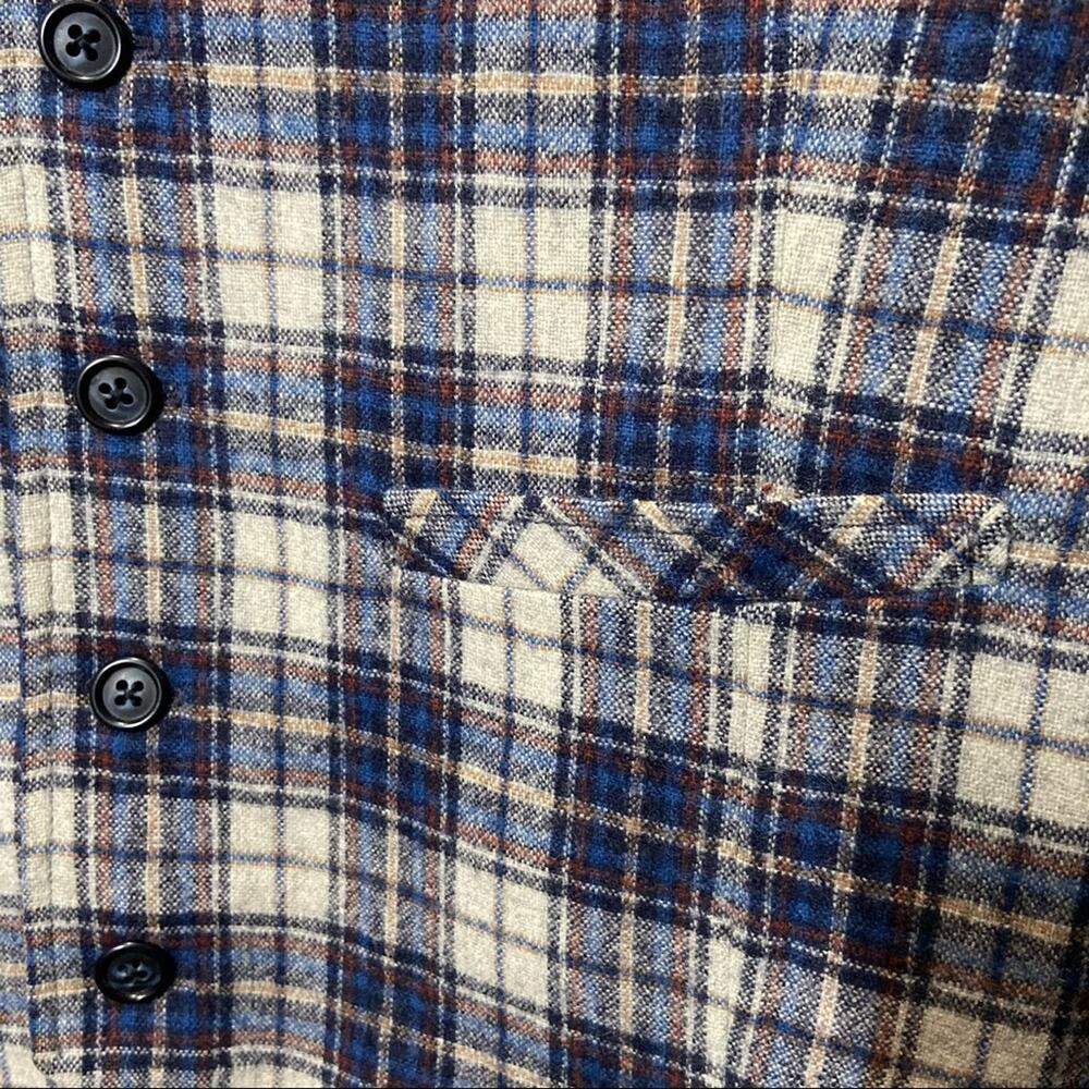 Pendleton Wool Vest 5 Button Down Pockets Plaid N… - image 2